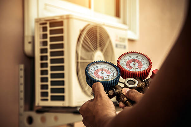 Professional Air Conditioning Service technician working in Erwin, TN